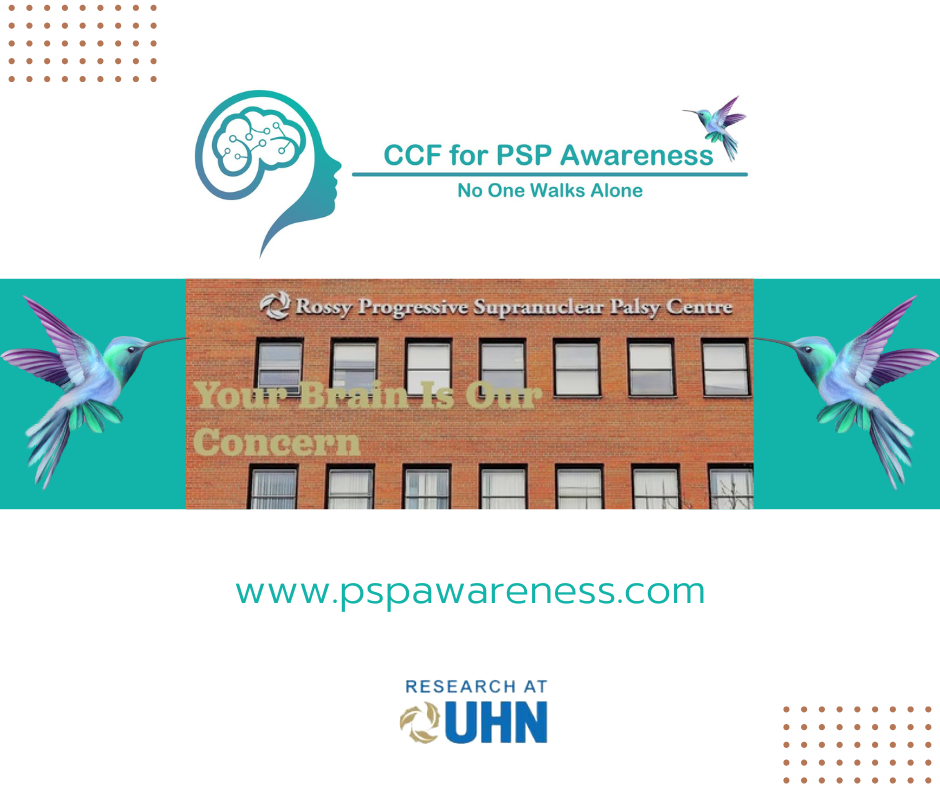 Join us in Backing UHN's Rossy PSP Centre in their Research for a Cure!