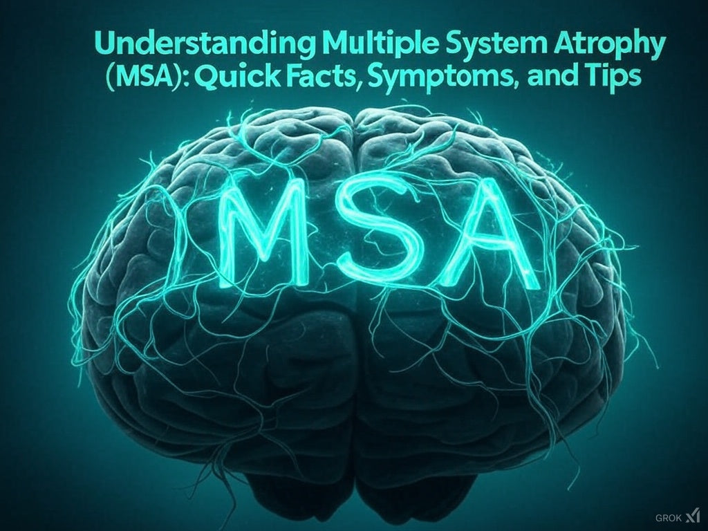 Understanding Multiple System Atrophy (MSA): Quick Facts, Symptoms, and Tips